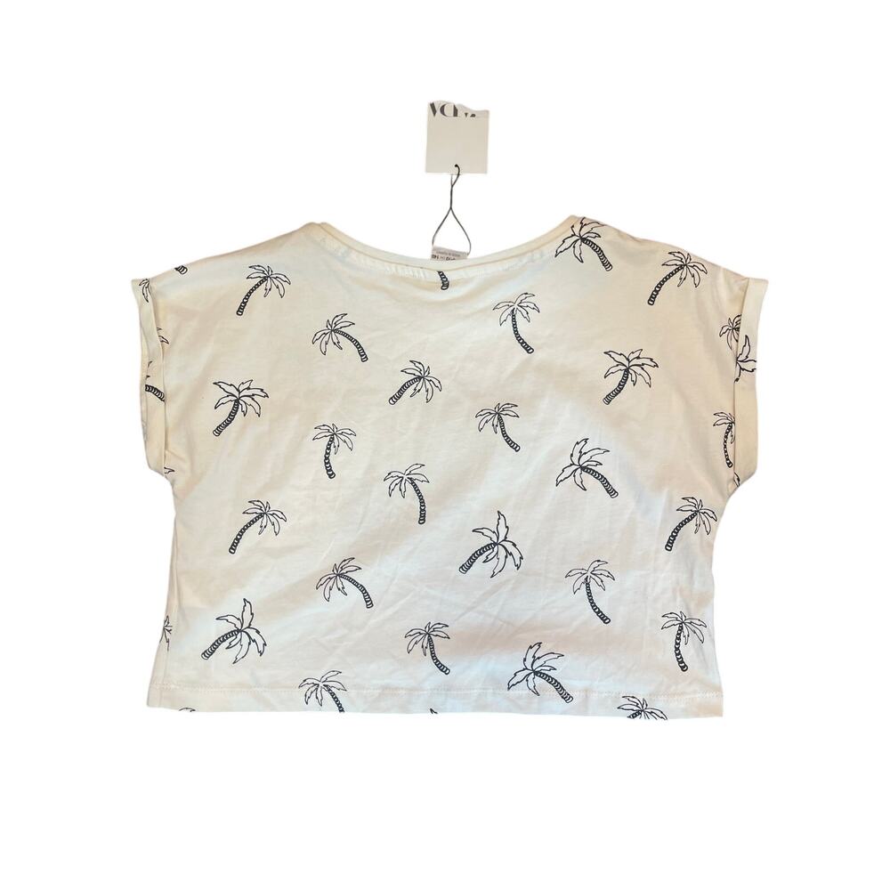 9/10Y Zara Palm Tree Boxy Tee